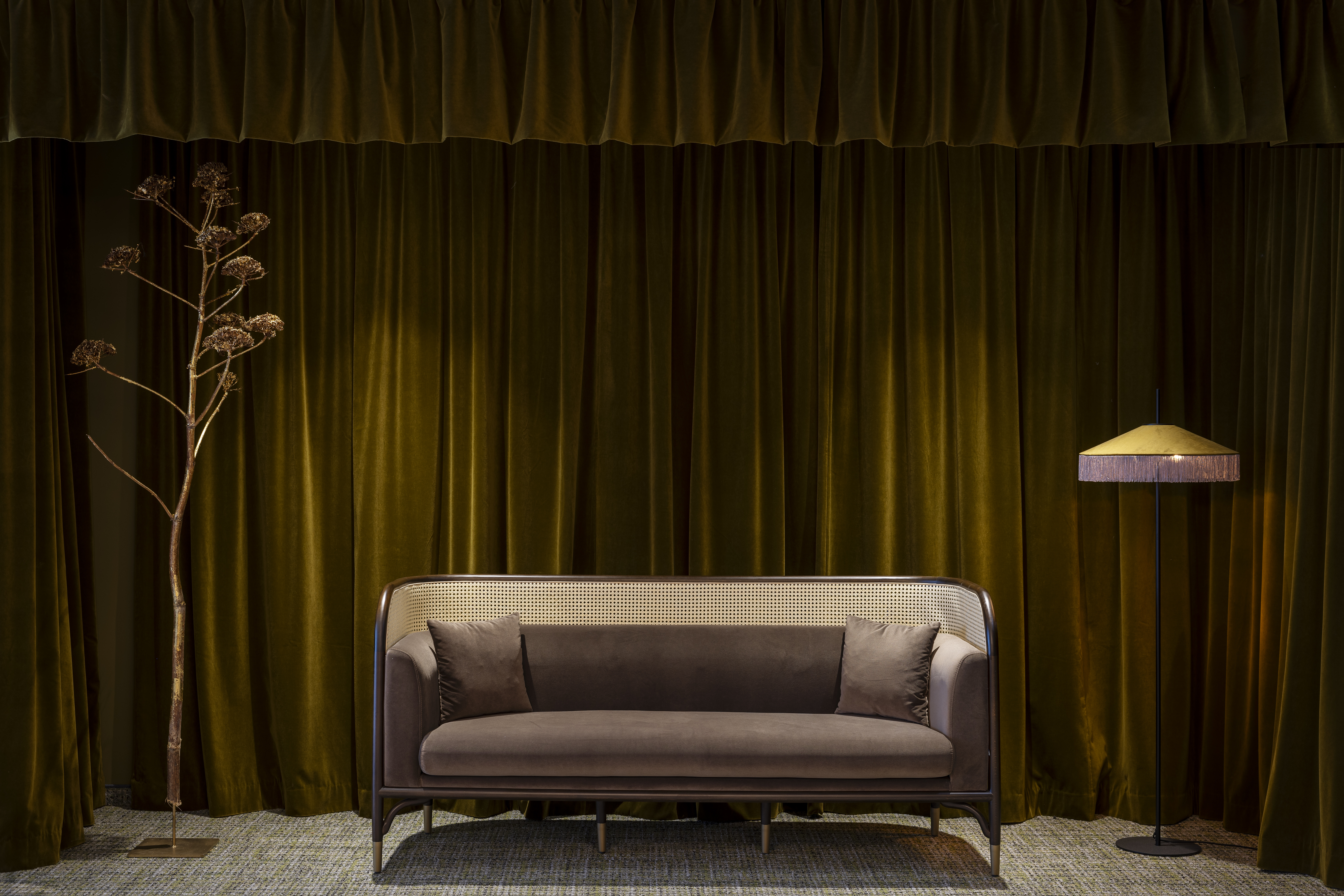 Interface World Woven - WW895 carpet tile in hotel