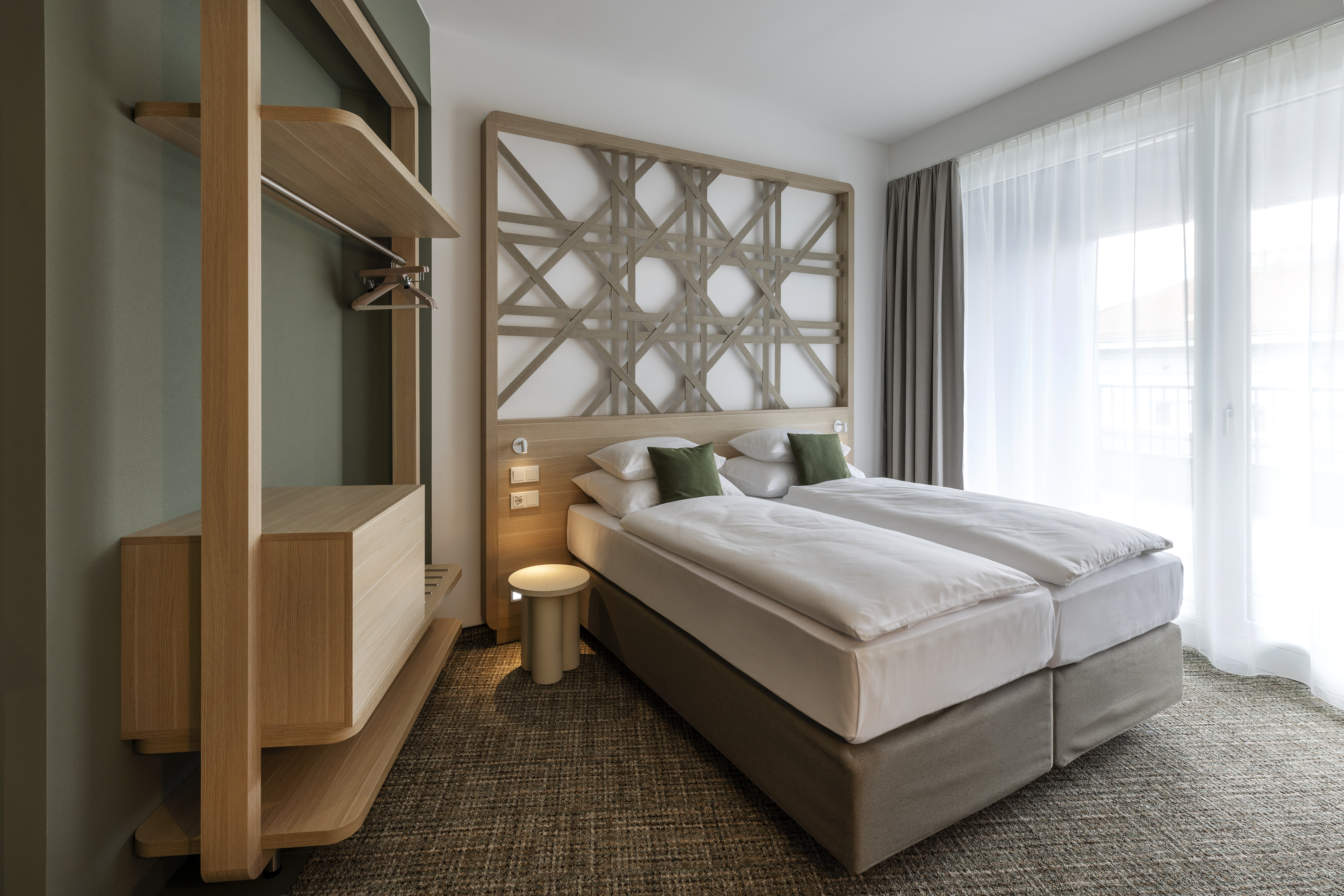 Interface World Woven - WW895 carpet tile in hotel