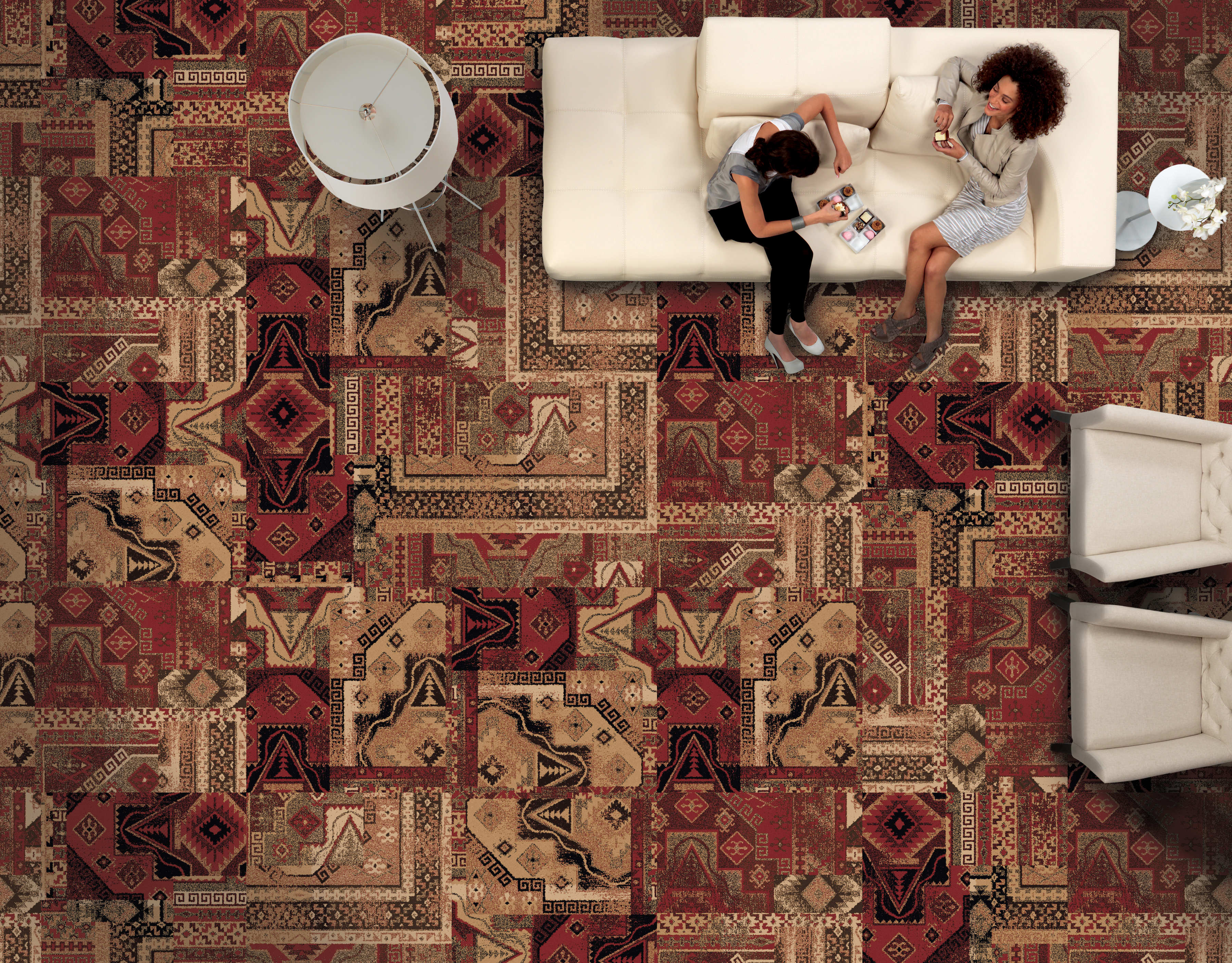 Interface Hip Over History M0799 carpet tile in 