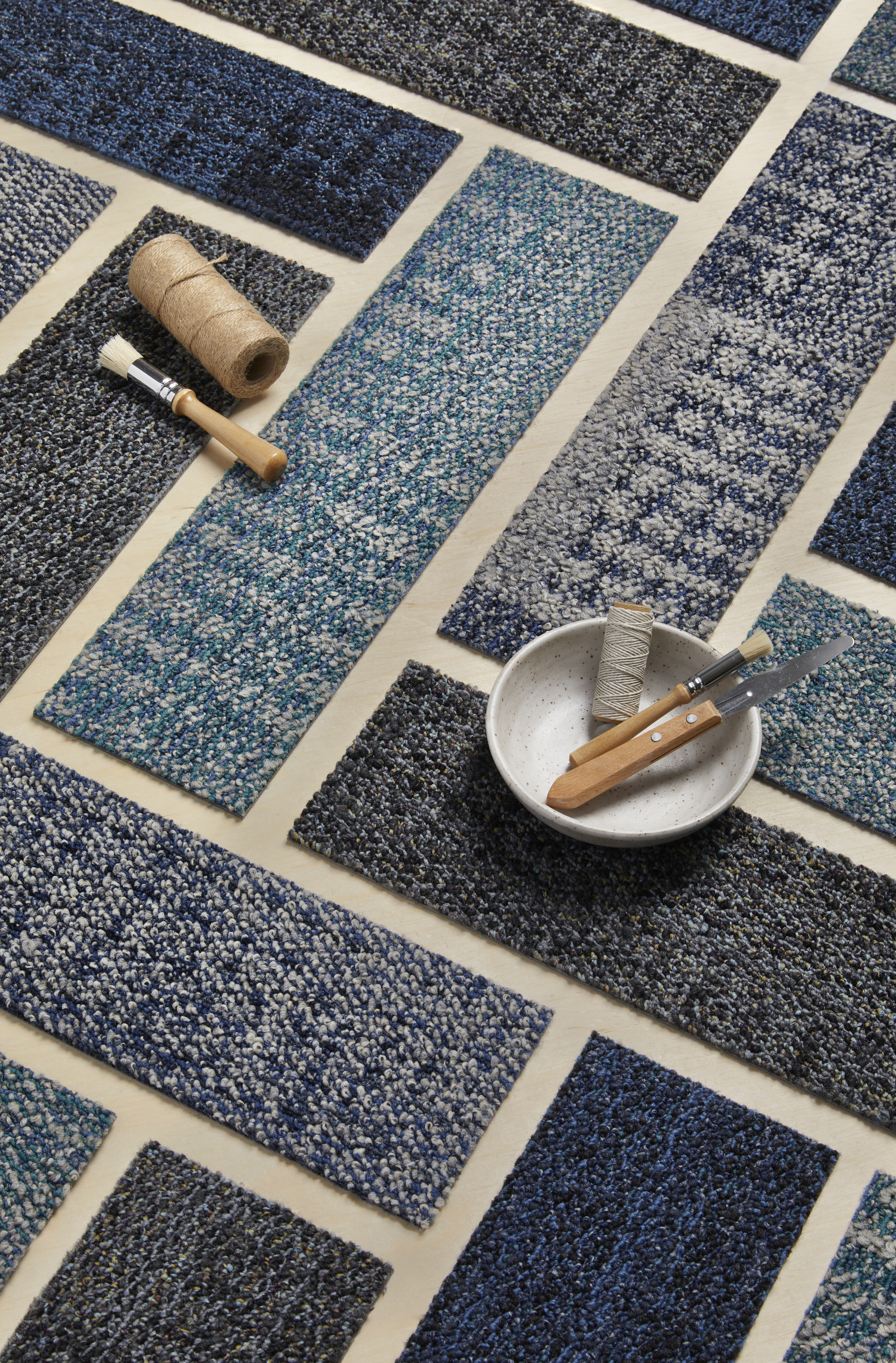 Interface Diddley Dot, Dot 2 Dot and Dot O-Mine in various colorways tabletop palette