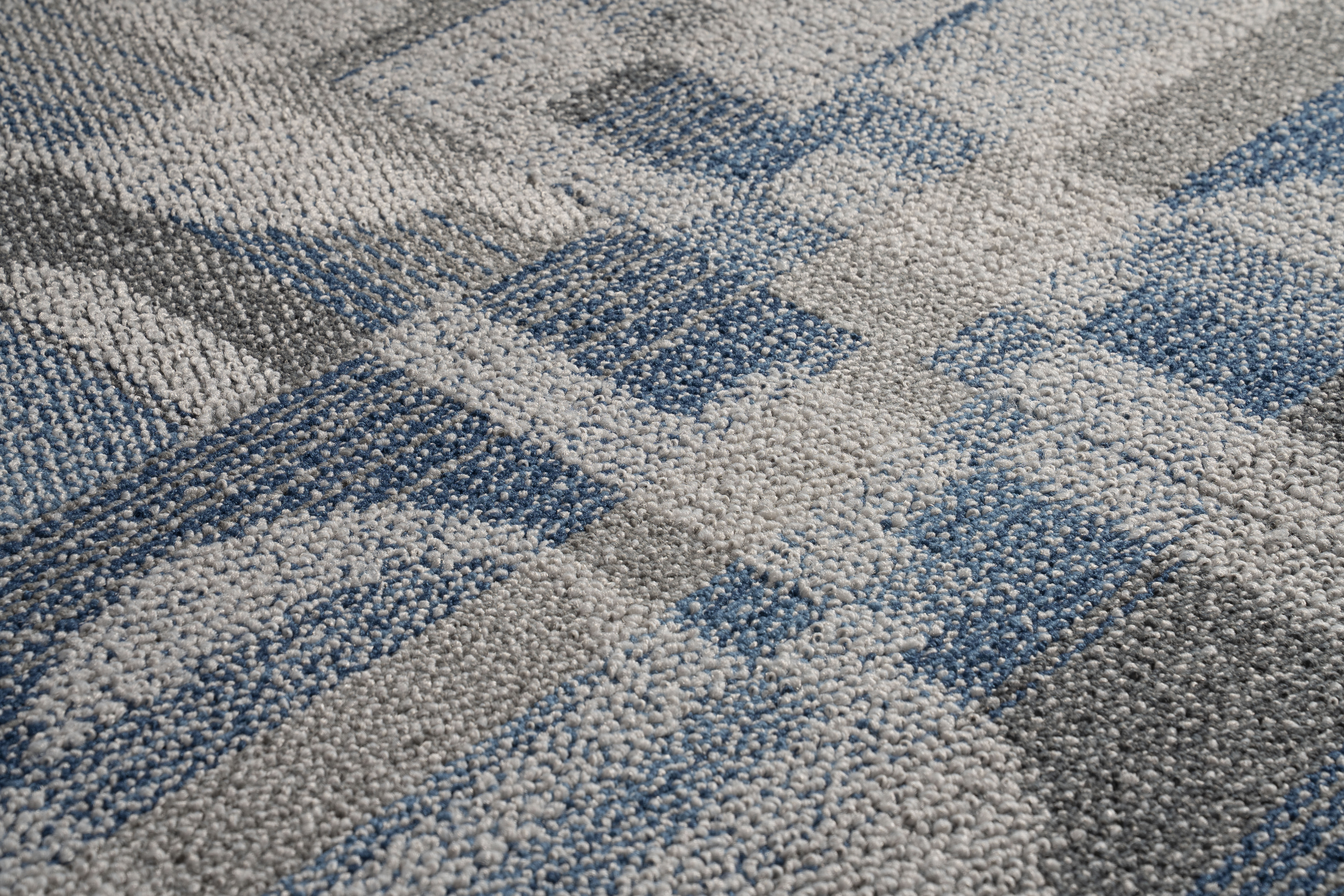 Sandbox carpet tile in Ocean installed Non Directional