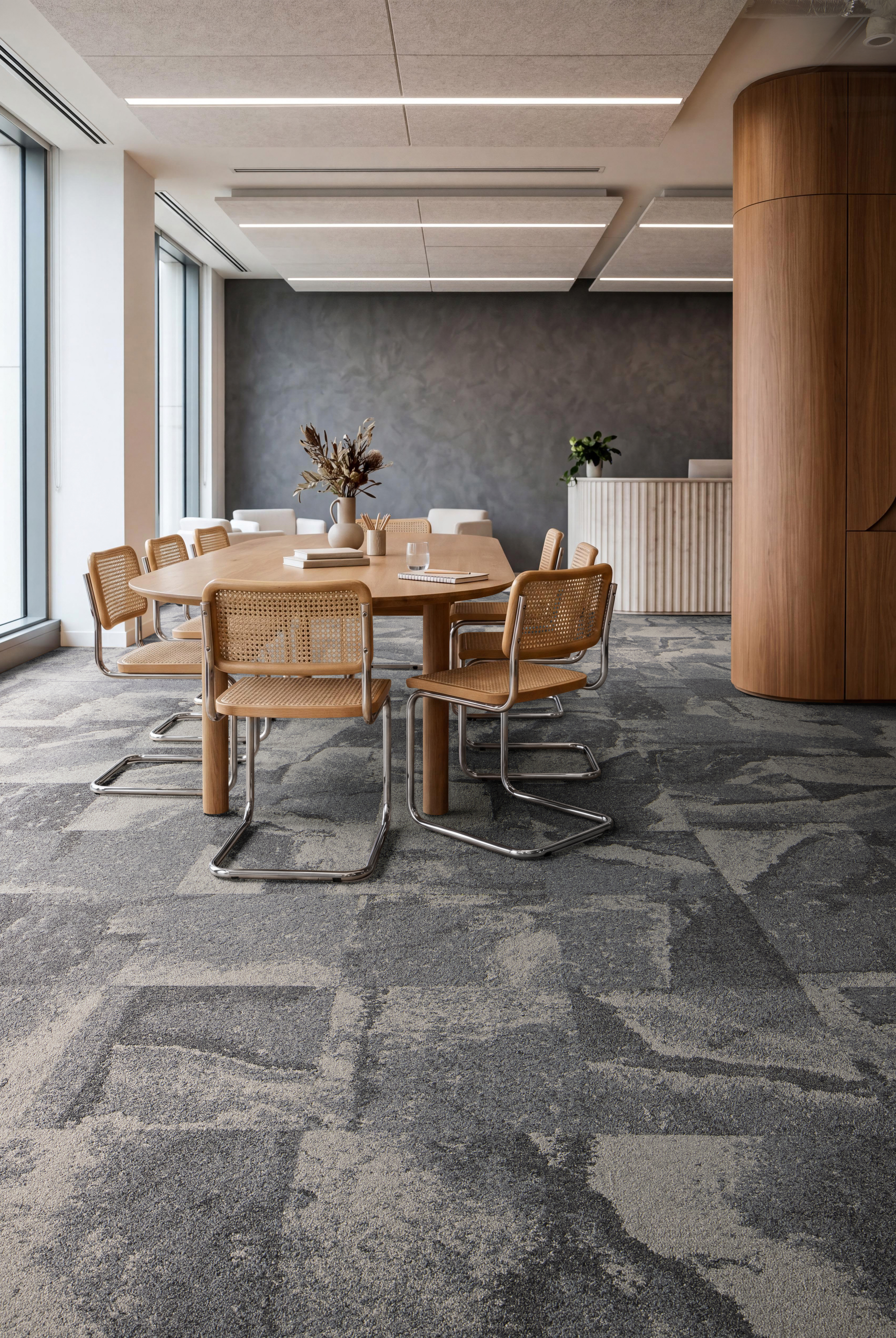 Interface Bridgepoint carpet tile in workplace meeting room